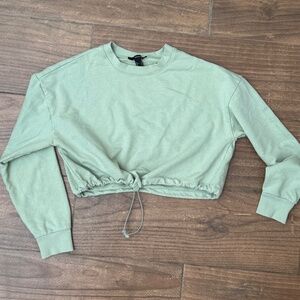 Forever 21 Cinch Crop Sweater
